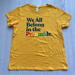 We All Belong In The Preamble What the Constitution The Kennedy Center Tee Shirt